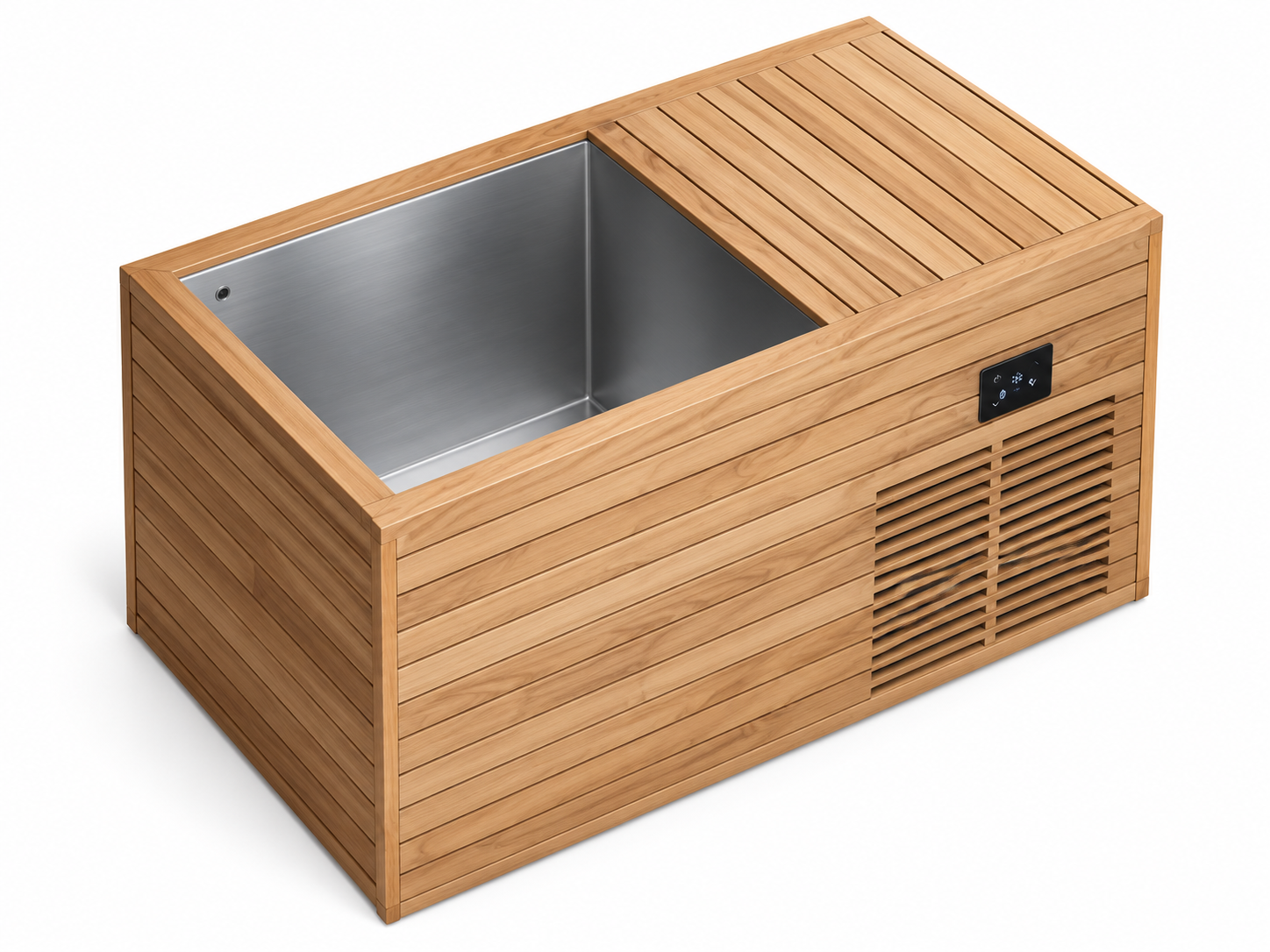 WV-27. Bañera todo en uno con enfriador y control integrados en el mueble.