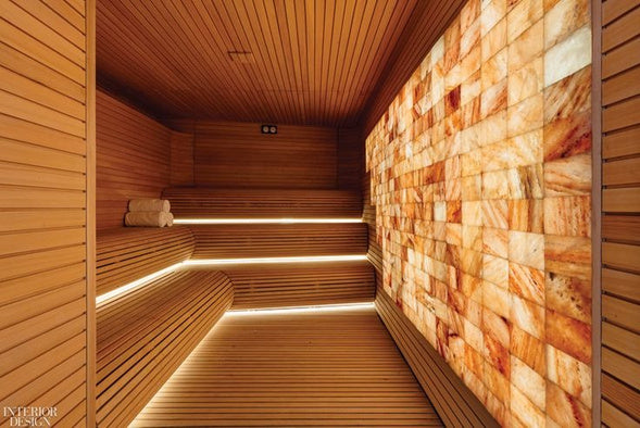 Sauna profesional. Diseño de gran formato para hoteles, spas y gimnasios.